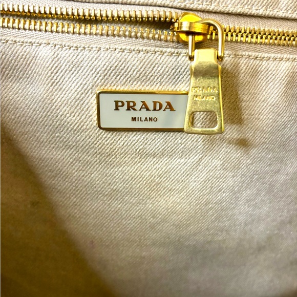 Prada Large Canapa Tote - Picture 11 of 13